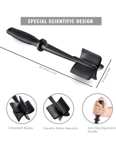 Cuchilla Curvada para Picadora de Carne Dongwei 27.9cm 2