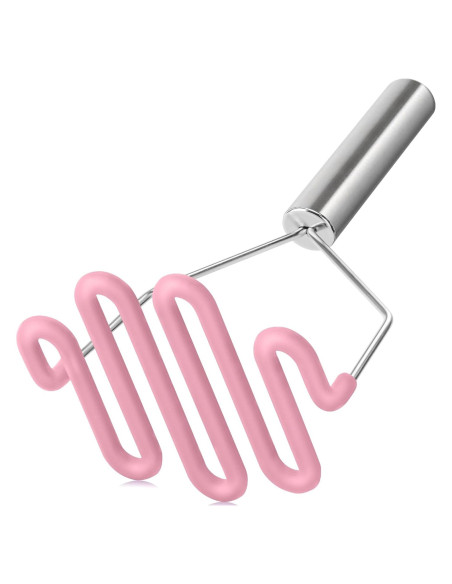 Prensador de Papas Urbanstrive Acero Inoxidable Rosa 23x12cm