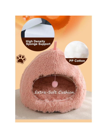 Cueva para Gatos VARMTOR Gris Degradado 45.72x45.72x38.1 cm