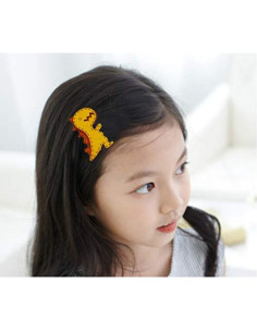 Clips de Pelo Dinosaurio CRIZAN 3 Piezas Antideslizantes 2