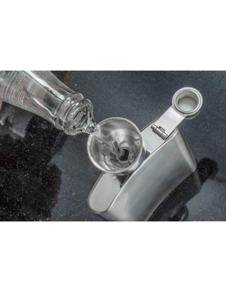 Embudo de Acero Inoxidable SE HQ93 para Frascos 5,08 cm