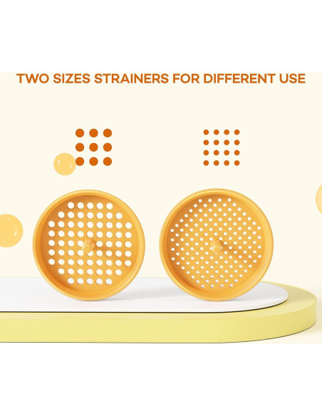 Embudo Versátil Pisol con 5 Picos y 2 Coladores Naranja