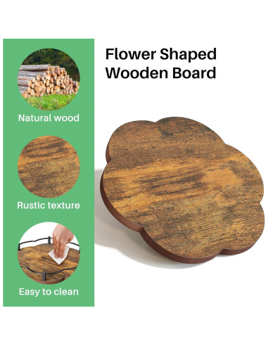 Organizador de especias giratorio SNTD 2 niveles 25,4 cm negro