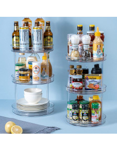 Girotante Lazy Susan 3 Niveles LonlyEagle Antideslizante 2