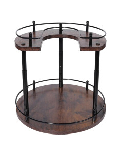 Organizador de especias Lazy Susan Yowikuw 2 niveles 30 cm