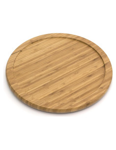 Plato Giratorio de Madera de Bambú Lipper 25,4 cm