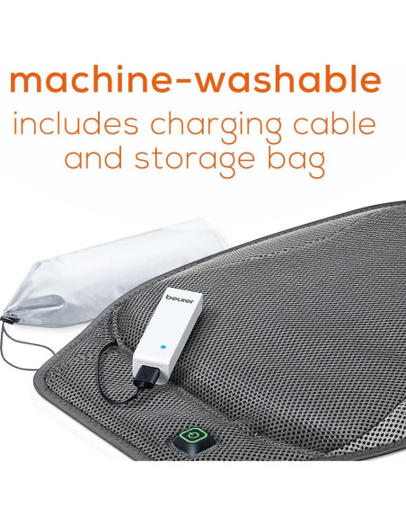 Cojín de Asiento Calentado Beurer HK47 Portátil 48x33cm