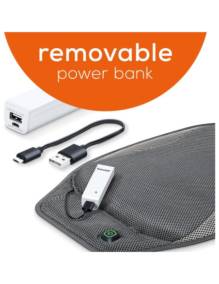 Cojín de Asiento Calentado Beurer HK47 Portátil 48x33cm