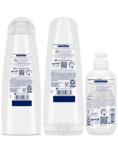 Paquete Cuidado Cabello Rizado Dove - Champú y Acondicionador 3 Piezas 2