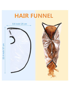 Embudo para Lavado de Cabello Blulu - 3 Piezas para Enjuague Vertical 2