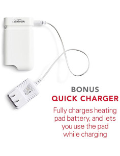 Cargador Rápido para Almohadilla Térmica Inalámbrica GoHeat 2