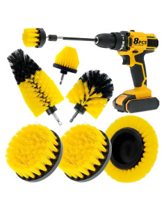 Juego de 8 Accesorios de Cepillo ETOUPA para Taladro