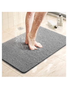 Alfombrilla de Ducha Antideslizante LuxStep 60x40 cm Gris