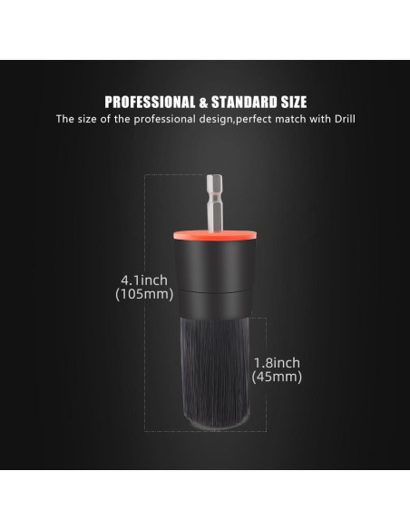 Juego de 5 Cepillos de Detalle SPTA para Automóvil