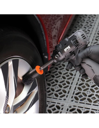 Juego de 5 Cepillos de Detalle SPTA para Automóvil