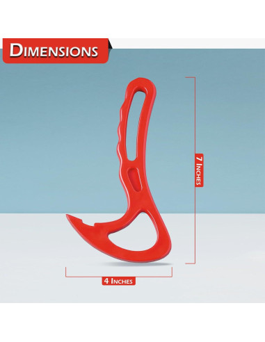 Abre Latas Manual Home-X Rojo para Personas Mayores 32g