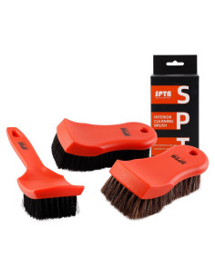 Kit de Cepillos de Detalle SPTA 3 Piezas para Automóviles