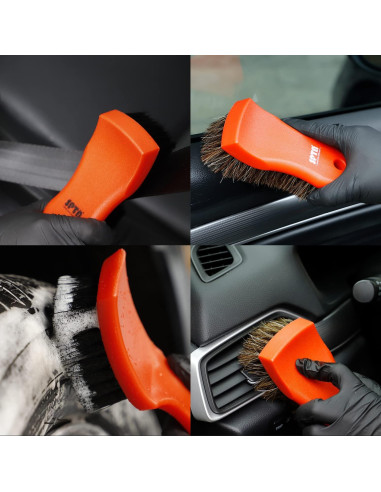 Kit de Cepillos de Detalle SPTA 3 Piezas para Automóviles