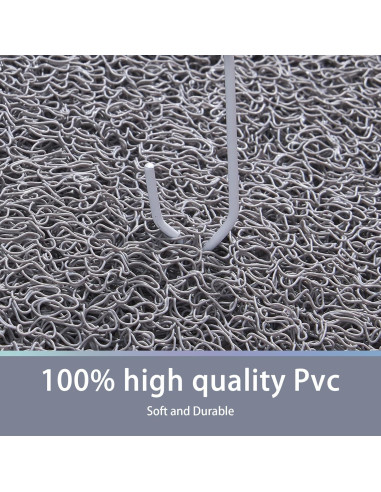 Alfombrilla Antideslizante Mecko 40x60 cm Gris para Ducha