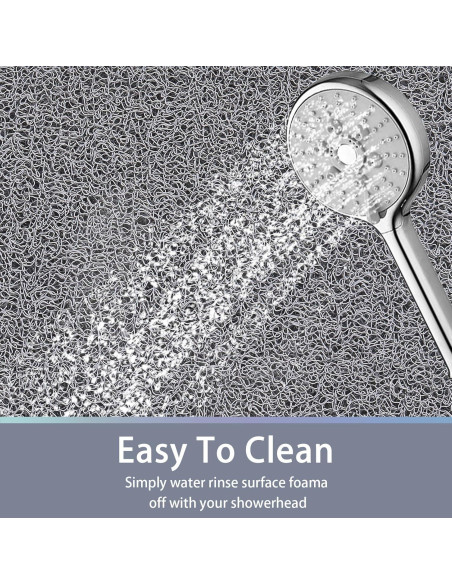 Alfombrilla Antideslizante Mecko 40x60 cm Gris para Ducha