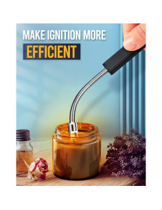 Encendedor Eléctrico Recargable CAREVER Negro 18.74 cm 2