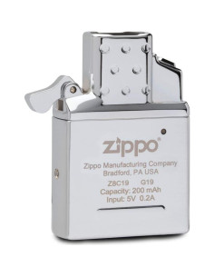 Inserto Mechero Zippo Arco Recargable USB Cromo 2