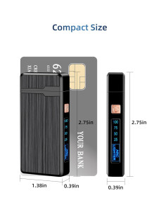 Encendedor Eléctrico Recargable USB ULMCULM Doble Arco 2