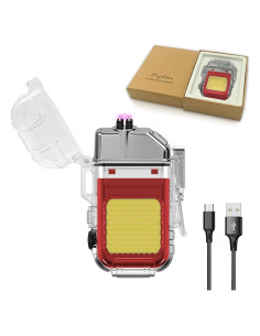 Encendedor Eléctrico Recargable YOZWOO USB Tipo C Rojo