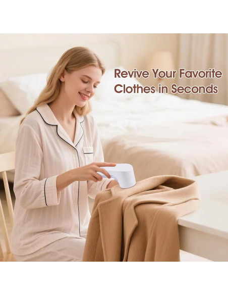 Afeitadora de tela eléctrica recargable 198g para ropa