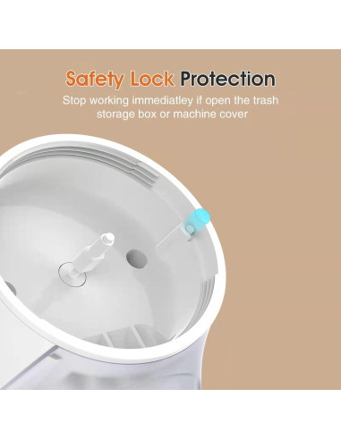 Afeitadora de tela eléctrica recargable 198g para ropa