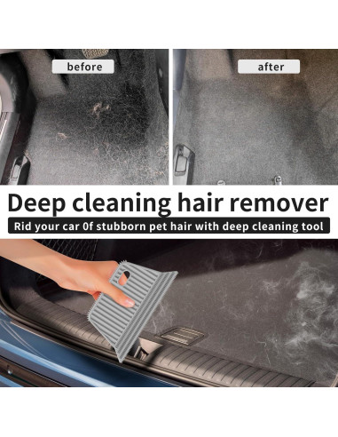 Removedor de Pelo de Mascota FLUOTINE 3 en 1 Reutilizable