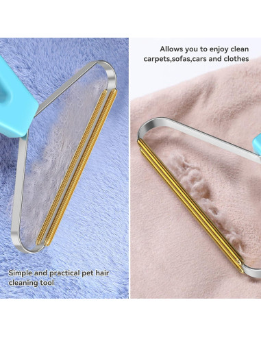 Removedor de Pelo de Mascota FLUOTINE 3 en 1 Reutilizable