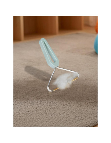 Removedor de Pelo de Mascota Amohaus - Manual, Turquesa