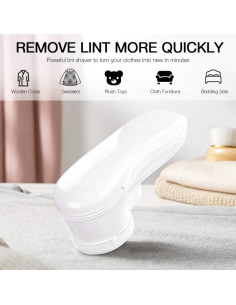 Quitapelusas eléctrico Bubbacare recargable 5W 3 cuchillas 2