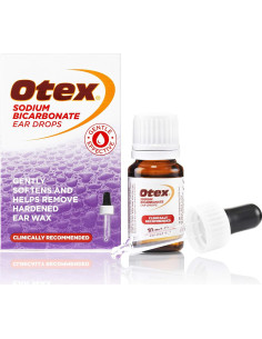 Gotas de Bicarbonato de Sodio Otex 10ml para Cerumen 2
