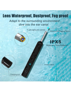 Kit de Eliminación de Cerumen OKUBOX con Cámara HD 1080P 2