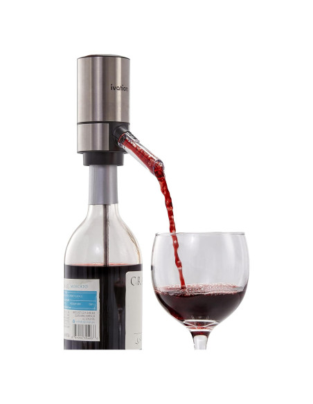 Aerador y Dispensador de Vino Ivation Acero Inoxidable Aerador y Dispensador de Vino Ivation Acero Inoxidable