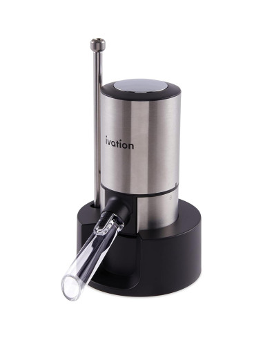 Aerador y Dispensador de Vino Ivation Acero Inoxidable