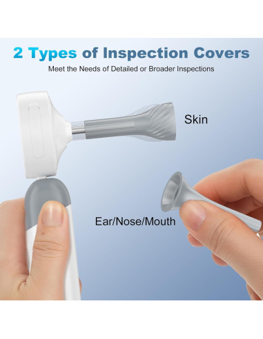 Otoscopio Inalámbrico HD 1080P con Pantalla IPS 1.38"