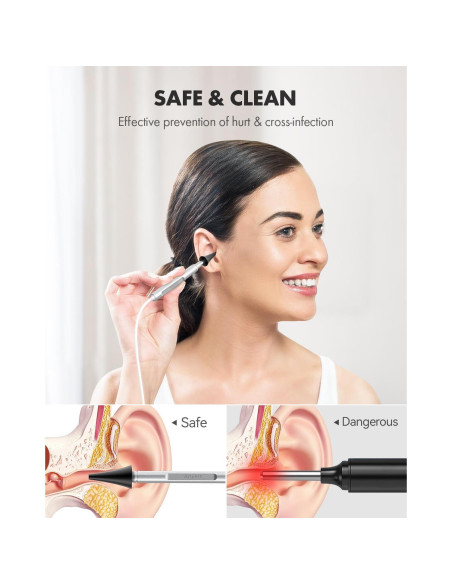 Otoscopio Digital Anykit AKS450 4.5" Pantalla HD 3.9mm