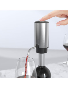 Aerador de Vino Eléctrico Unicherry Recargable Acero Inoxidable 2