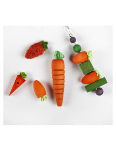 Caja de Juguetes Masticables Kaytee para Conejos 5 Piezas