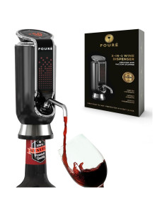 Dispensador de Vino 3 en 1 Pouré - Aerador y Tapón Vacío