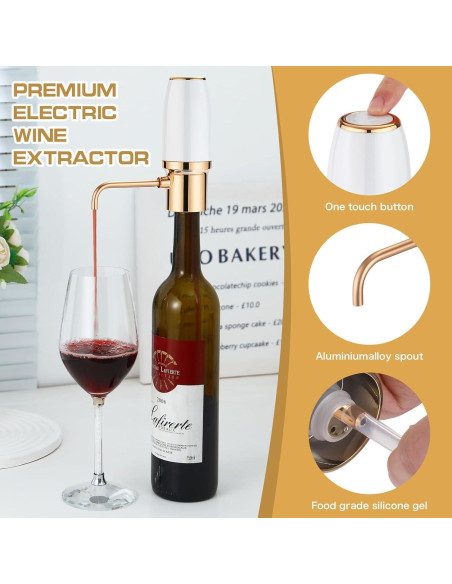 Aerador de Vino Eléctrico iInnovate Recargable 209g