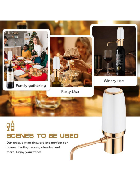 Aerador de Vino Eléctrico iInnovate Recargable 209g