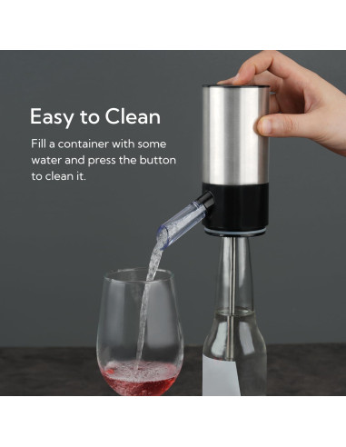 Dispensador de Vino Eléctrico KITCHENDAO con Bomba 2 en 1