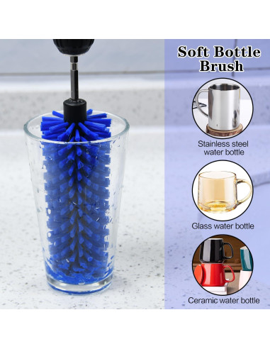 Cepillo de Taladro DkOvn para Ruedas y Botellas Azul