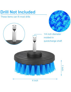 Kit de Cepillos de Limpieza Remerry 6 Piezas Nylon 10 cm 2