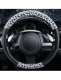 Funda de Volante Forala Cheetah - Cuero de Leopardo 15" 2