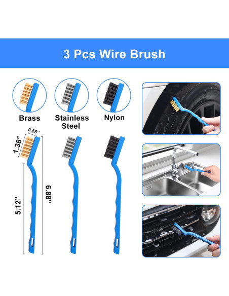 Kit de limpieza de automóviles TTRCB 26 piezas profesional